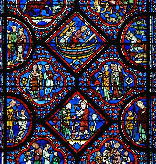 stained-glass window